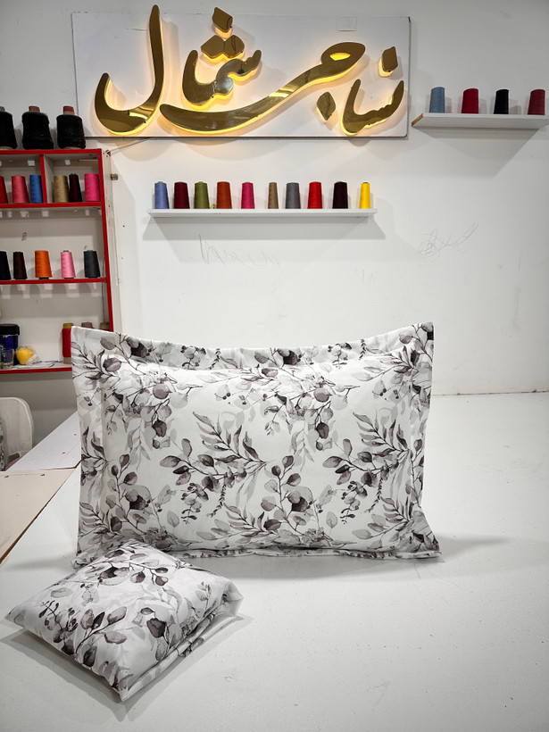 نیم ست روتختی دونفره طرح دار