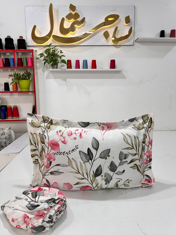 نیم ست روتختی طرح دار