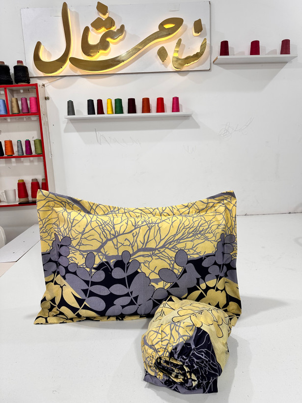 نیم ست روتختی طرح دار