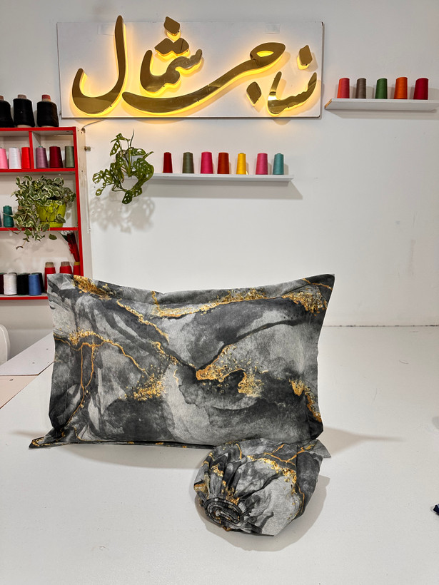 نیم ست روتختی طرح دار