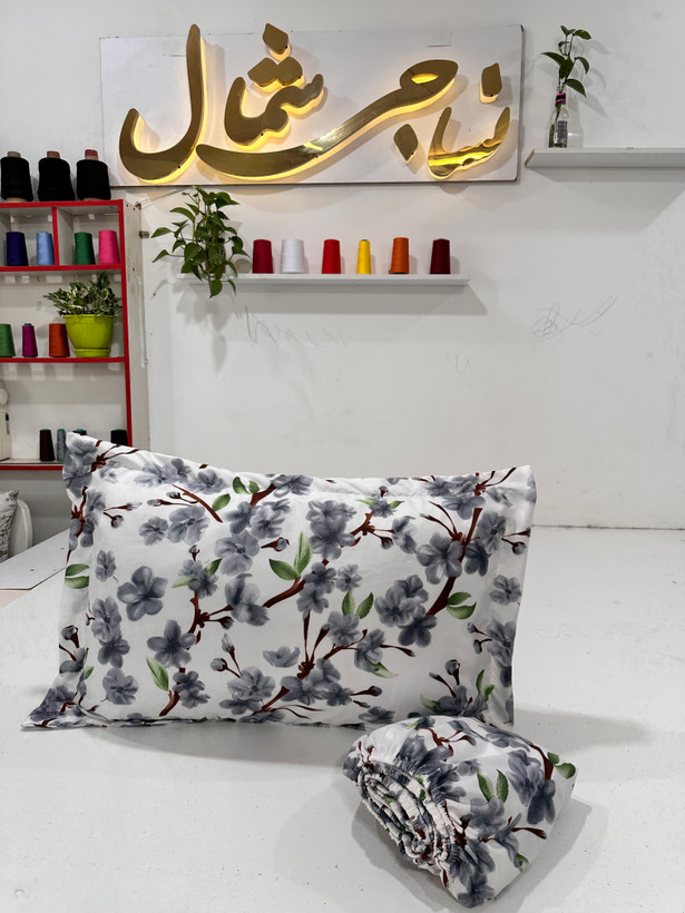 نیم ست روتختی طرح دار