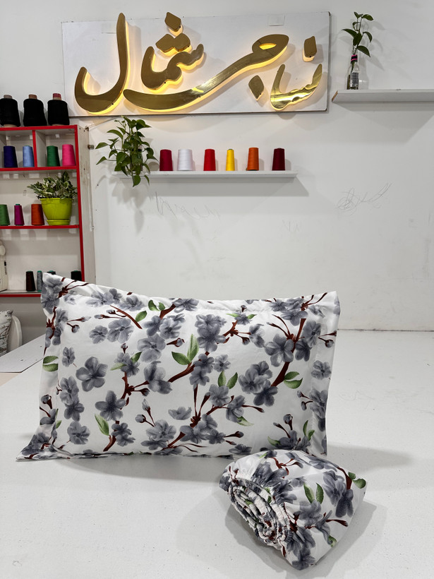 نیم ست روتختی طرح دار